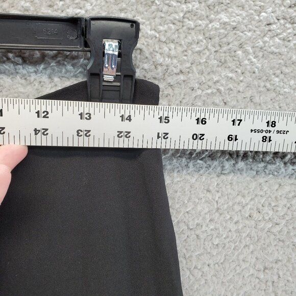 Halogen Women Dress Pants Straight Leg Side Zip Flat Front Stretch Size 4 - Picture 2 of 11